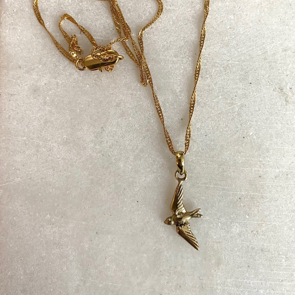 Necklaces - Bird Necklace - Sweet Palms Jewelry