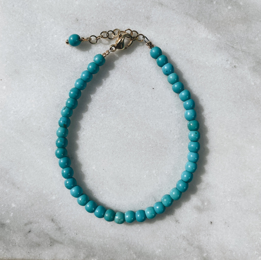 Turquoise_armband_ Bracelets_Gemstone_Bracelet_Sweet_Palms_Jewelry