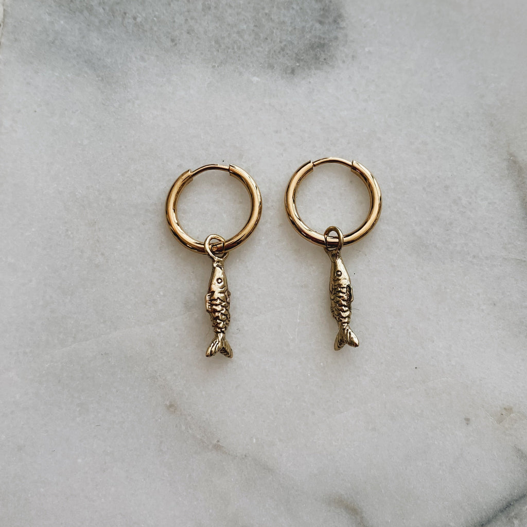 Earrings - Fish earrings - Sweet Palms Jewelry