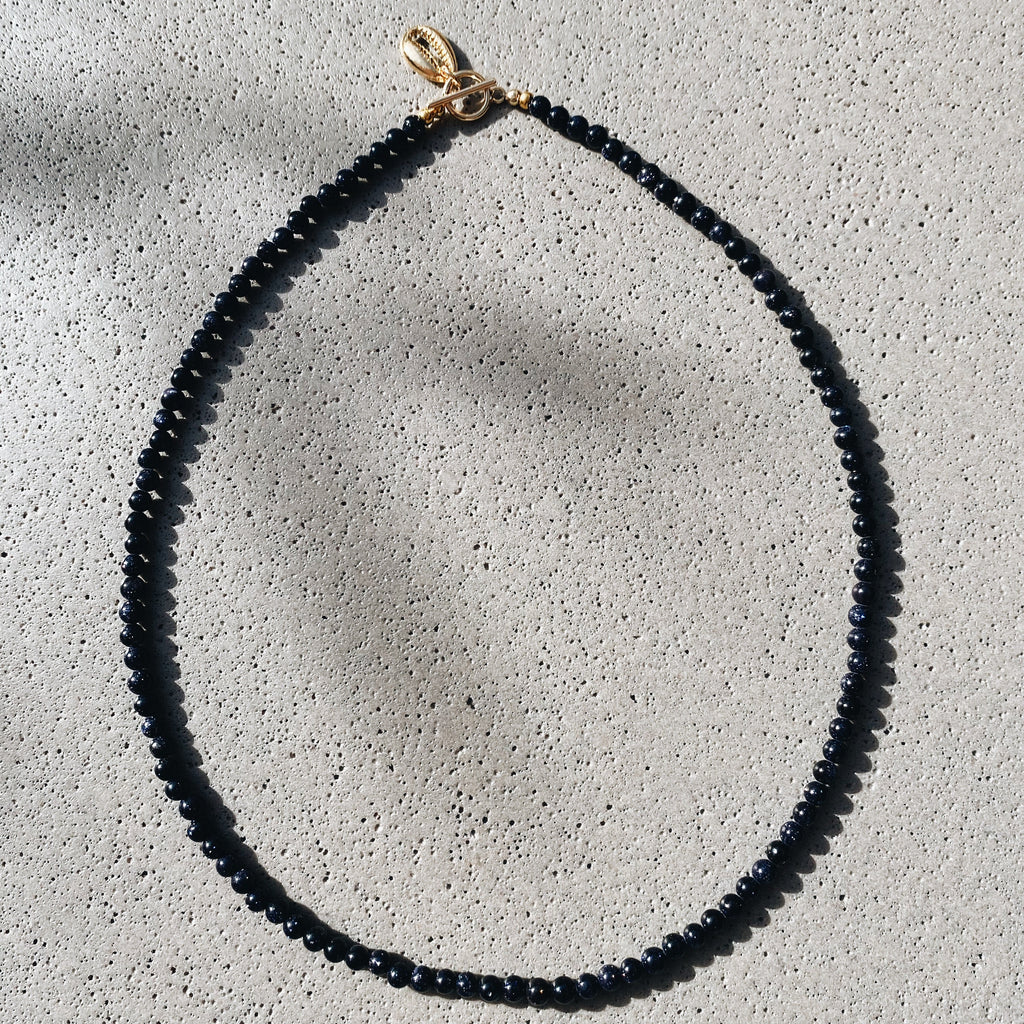 Necklaces - Bluestone Necklace - Sweet Palms Jewelry