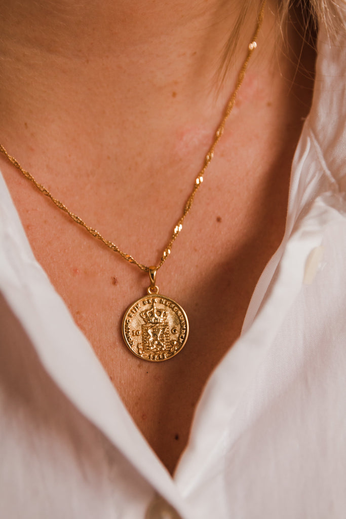 Necklaces - Coin Necklace - Medium - Sweet Palms Jewelry