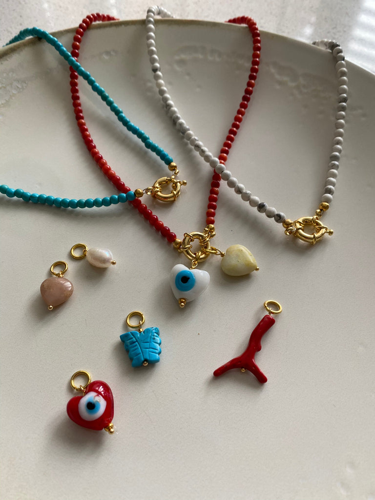 Necklaces - Gemstone Necklace Pendants - Sweet Palms Jewelry