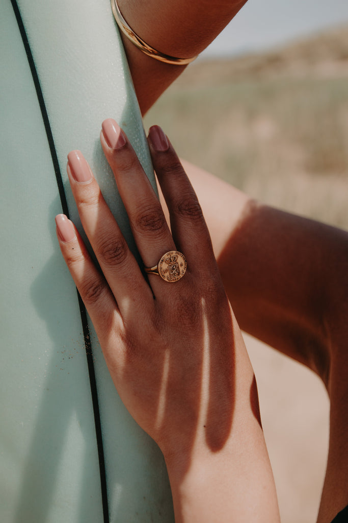 Rings - Coin Ring - Sweet Palms Jewelry