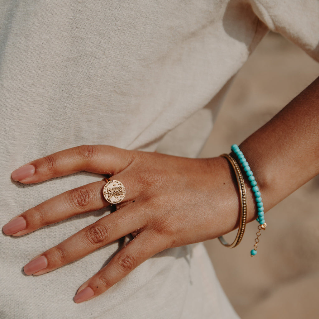 Rings - Coin Ring - Sweet Palms Jewelry