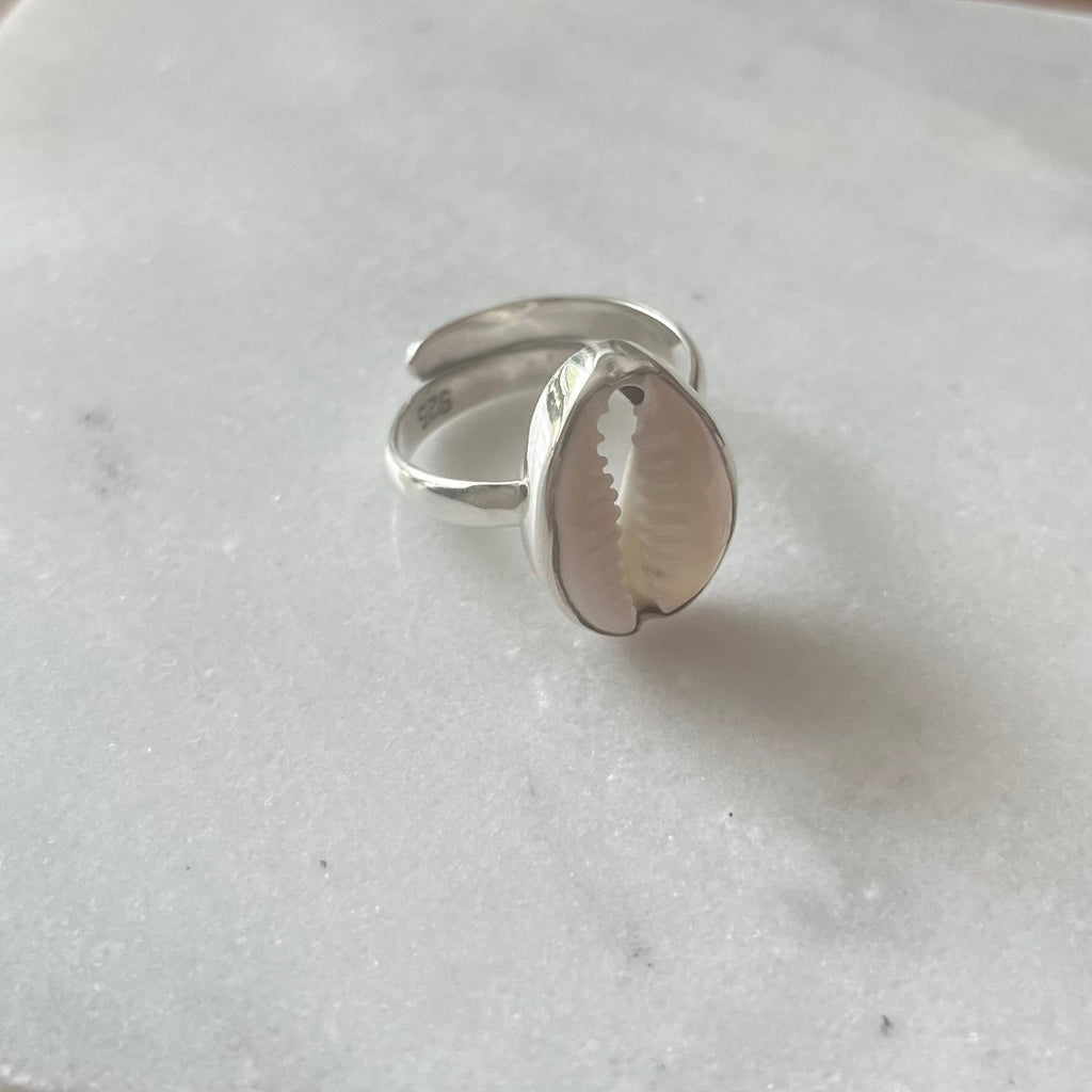 Rings - Kauri Shell Ring - Silver - Sweet Palms Jewelry